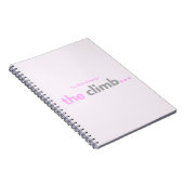 YesSheCanCampaign the Climb Notebook Notizblock (Rechte Seite)