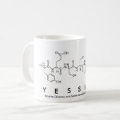 Yessica Peptid-Namen-Tasse Kaffeetasse (Vorderseite Links)
