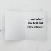 Yesterday and today... karte (Innenseite)