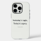Yesterday's Logic Today's Legacy Programmer Quote Case-Mate iPhone Hülle (Rückseite)
