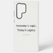 Yesterday's Logic Today's Legacy Programmer Quote Samsung Galaxy Hülle (Rückseite)