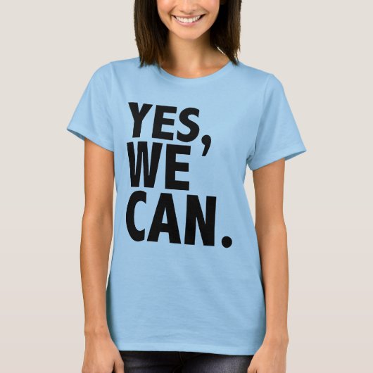 YesWeCanBlk T-Shirt (Vorderseite)