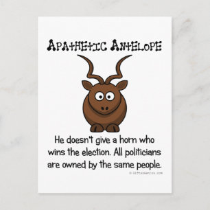 Yet another apathetic wählen postkarte