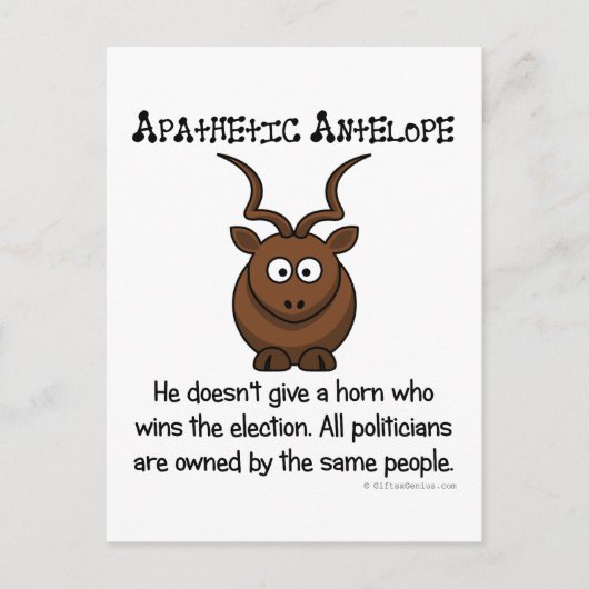 Yet another apathetic wählen postkarte (Vorderseite)
