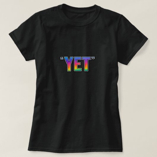 YET T-Shirt (Design vorne)