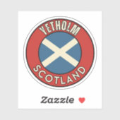 Yetholm, Schottland Aufkleber (Blatt)