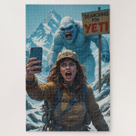 Yeti Bigfoot Sasquatch Selfie Mount Everest Puzzle