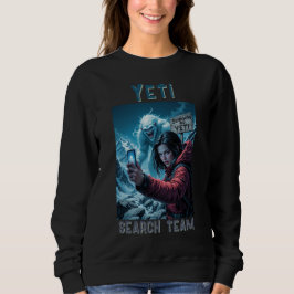 Yeti Bigfoot Sasquatch Selfie Search Team Sweatshirt