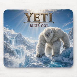Yeti Blue Col Dark Realism Mousepad