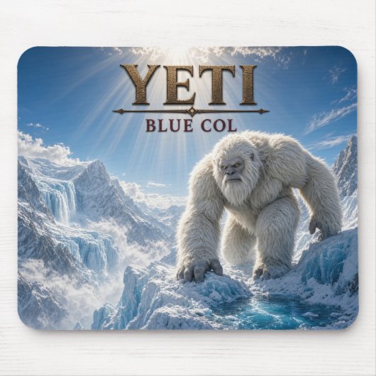 Yeti Blue Col Dark Realism Mousepad (Vorne)