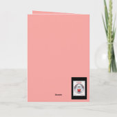 Yeti Couple Valentine's Day Card - Whimsical  Karte (Rückseite)