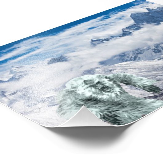Yeti Fotodruck (Ecke)