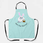 Yeti für Ostern Niedlich Ostern Yeti Schürze (Vorderseite)
