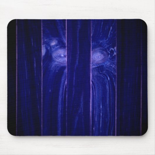 Yeti-Gesicht in Holzkiste Mousepad (Vorne)