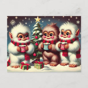 Yeti-Grüße Postkarte