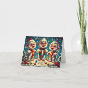 Yeti Holiday Fun Karte