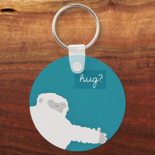 Yeti Hug Schlüsselanhänger (Vorderseite)