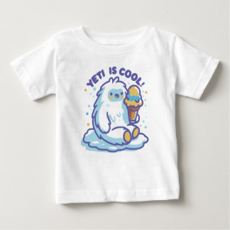 Yeti ist cool baby t-shirt