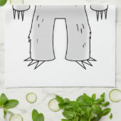 Yeti Klaus Handtuch (Gefaltet)
