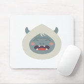 Yeti-Kopf Mousepad (Mit Mouse)