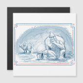 Yeti Magnetkarte (Vorne/Hinten)