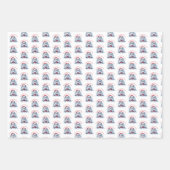 Yeti mit Geschenk - Nicht öffnen Geschenkpapier Set (Vorderseite 3)