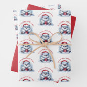 Yeti mit Geschenk - Nicht öffnen Geschenkpapier Set (Beispiel)