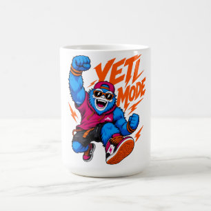 Yeti-Modus Cyber-Affe Streetdance Kaffeetasse