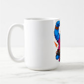 Yeti-Modus Cyber-Affe Streetdance Kaffeetasse (Links)
