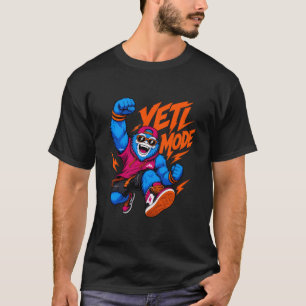 Yeti-Modus Cyber-Affe Streetdance T-Shirt
