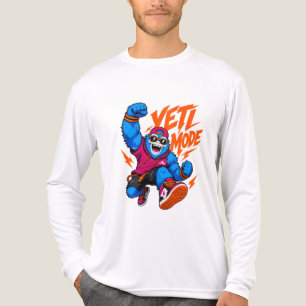 Yeti-Modus Cyber-Affe Streetdance Tri-Blend Shirt