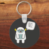 Yeti Monster No Schlüsselanhänger (Vorderseite)
