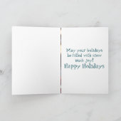 Yeti oder nicht... feiertagskarte (Innenseite)