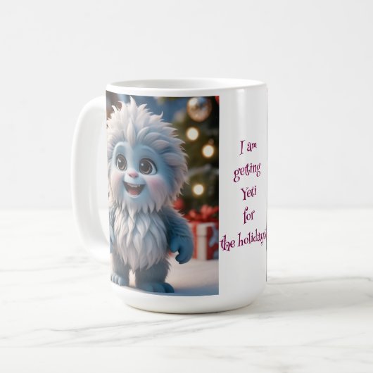 Yeti oder nicht... kaffeetasse (Vorderseite Links)