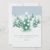 Yeti oder nicht - Weihnachtsstimmung pur Feiertagskarte (Rückseite)