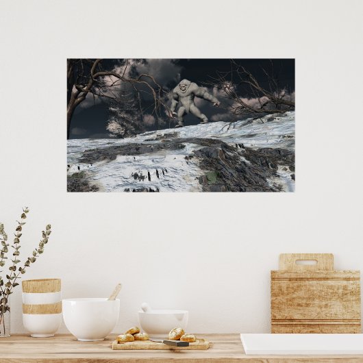 Yeti Poster (Küche)