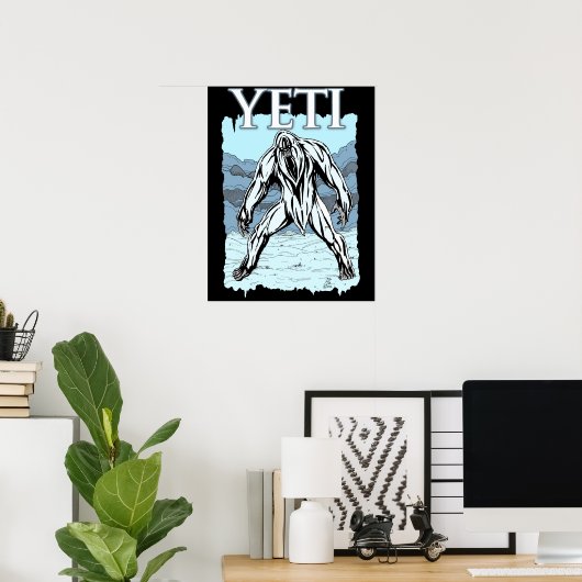 Yeti Poster (Heimbüro)