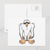 YETI POSTKARTE (Vorne/Hinten)
