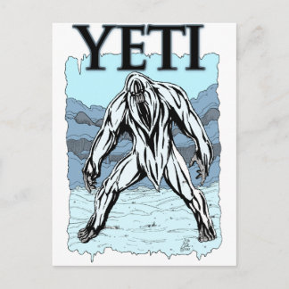 Yeti Postkarte