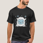 Yeti Pouch Design for Kids and Children Kawaii Sty T-Shirt (Vorderseite)