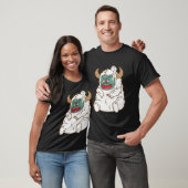 Yeti rauchen Snowman Creature Footprints Pullover (Unisex)