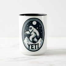 Yeti reist um Snow Mount Kaffee Tasse