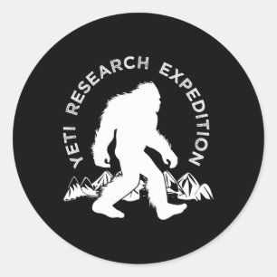 Yeti Research Expedition Yeti Runder Aufkleber