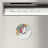 Yeti Santa Magnet (In Situ (Geschirrspüler))