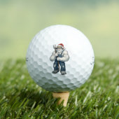 Yeti Schrecklicher Schneemann Bauer Lustiger Urlau Golfball (Insitu T-Shirt)