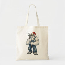 Yeti Schrecklicher Schneemann Bauer Lustiger Urlau