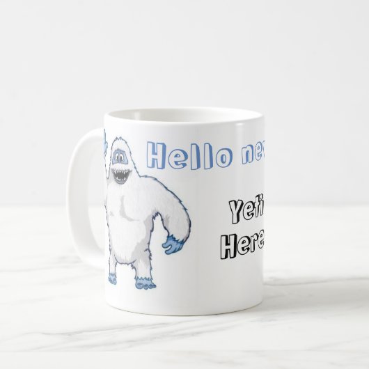 Yeti-Tasse Kaffeetasse (Vorderseite Links)