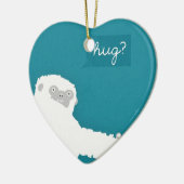 Yeti-Umarmung Keramikornament (Links)