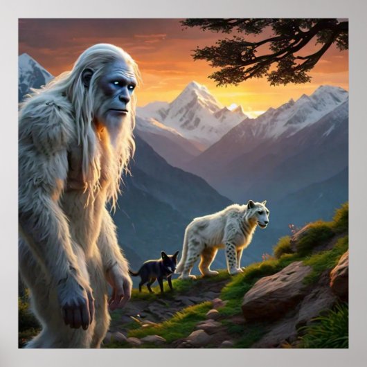 Yeti und der Schneeleopard Poster (Vorne)