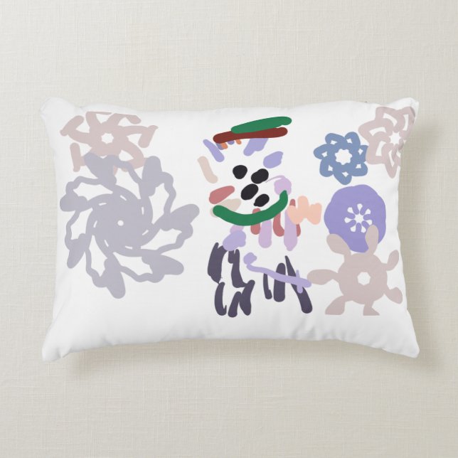 Yeti winter fun dekokissen (Vorderseite)